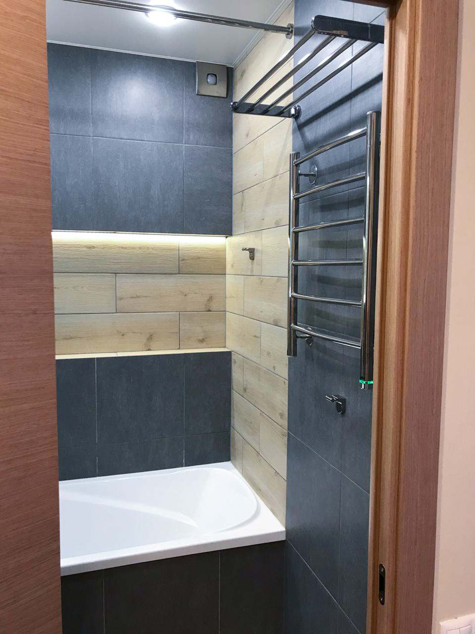 Индустриальный двухкомнатная 70 м2.