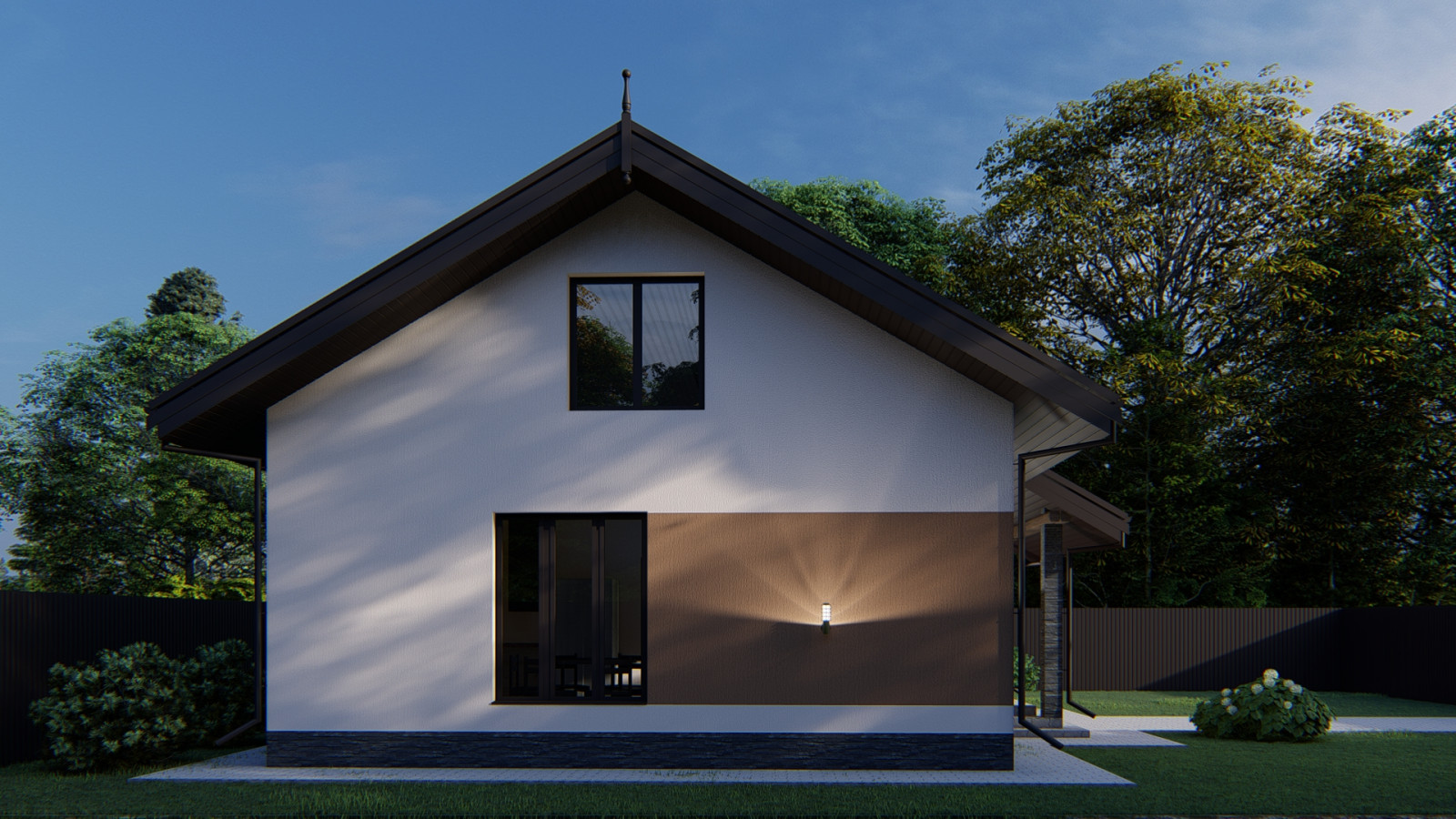 Одноэтажный жилой дом