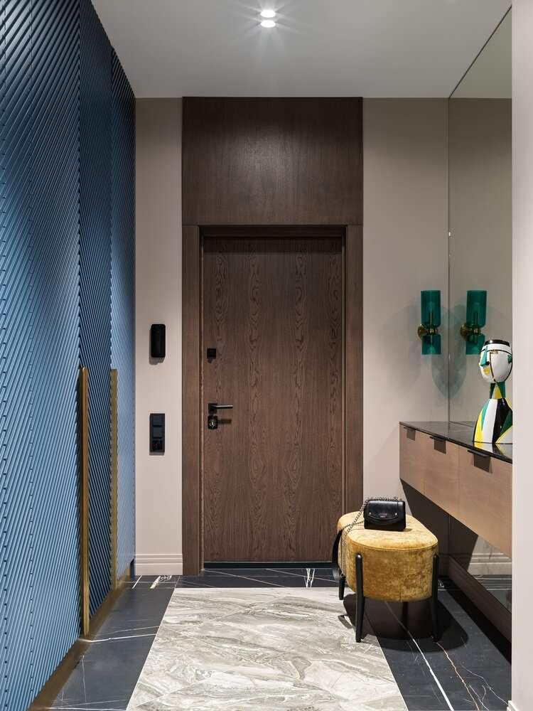 Дизайн-проект квартиры 100м² для семьи с двумя детьми