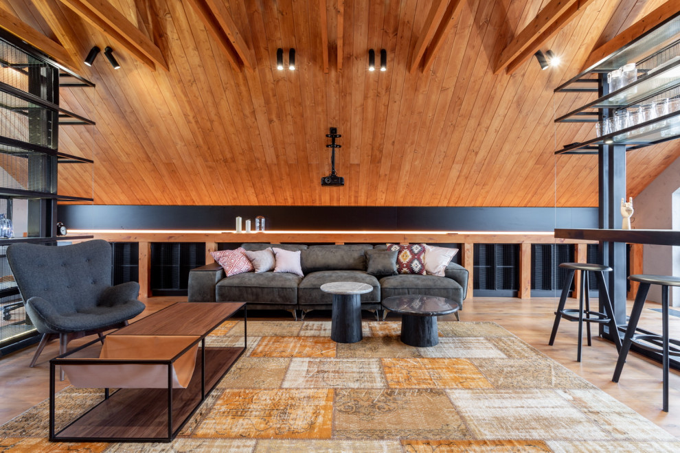 Лофт с сетчатым баром