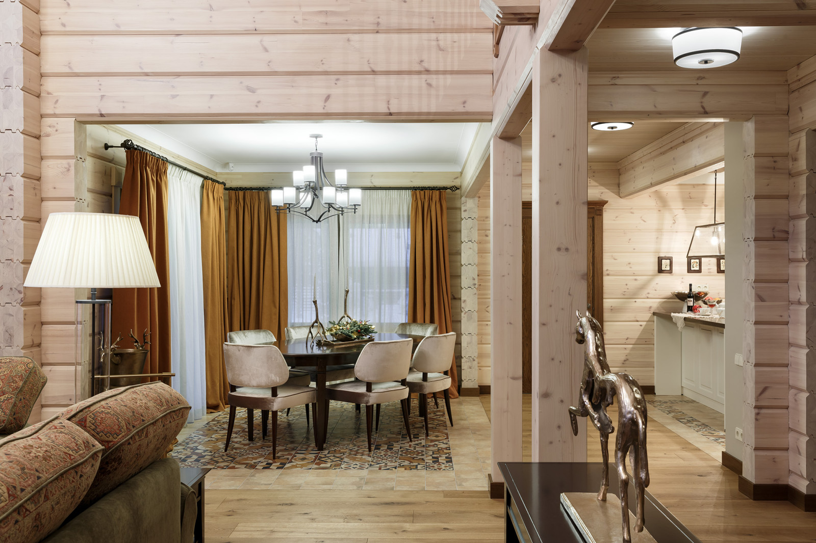 Коттедж Honka | Интерьерное освещение