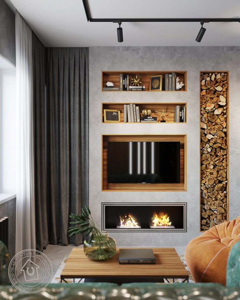 Дизайн-проект гостиной г. Тула, ул. Михеева