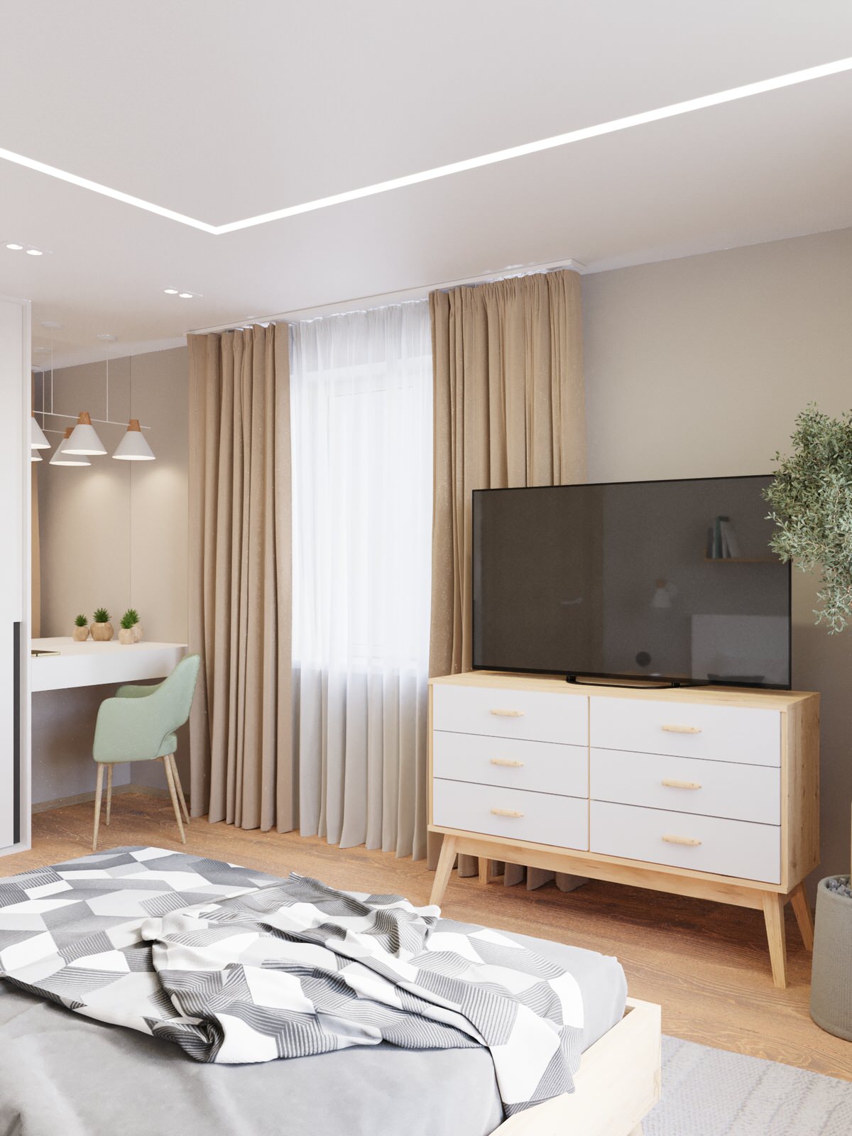 Дизайн проект в квартире с ремонтом от застройщика