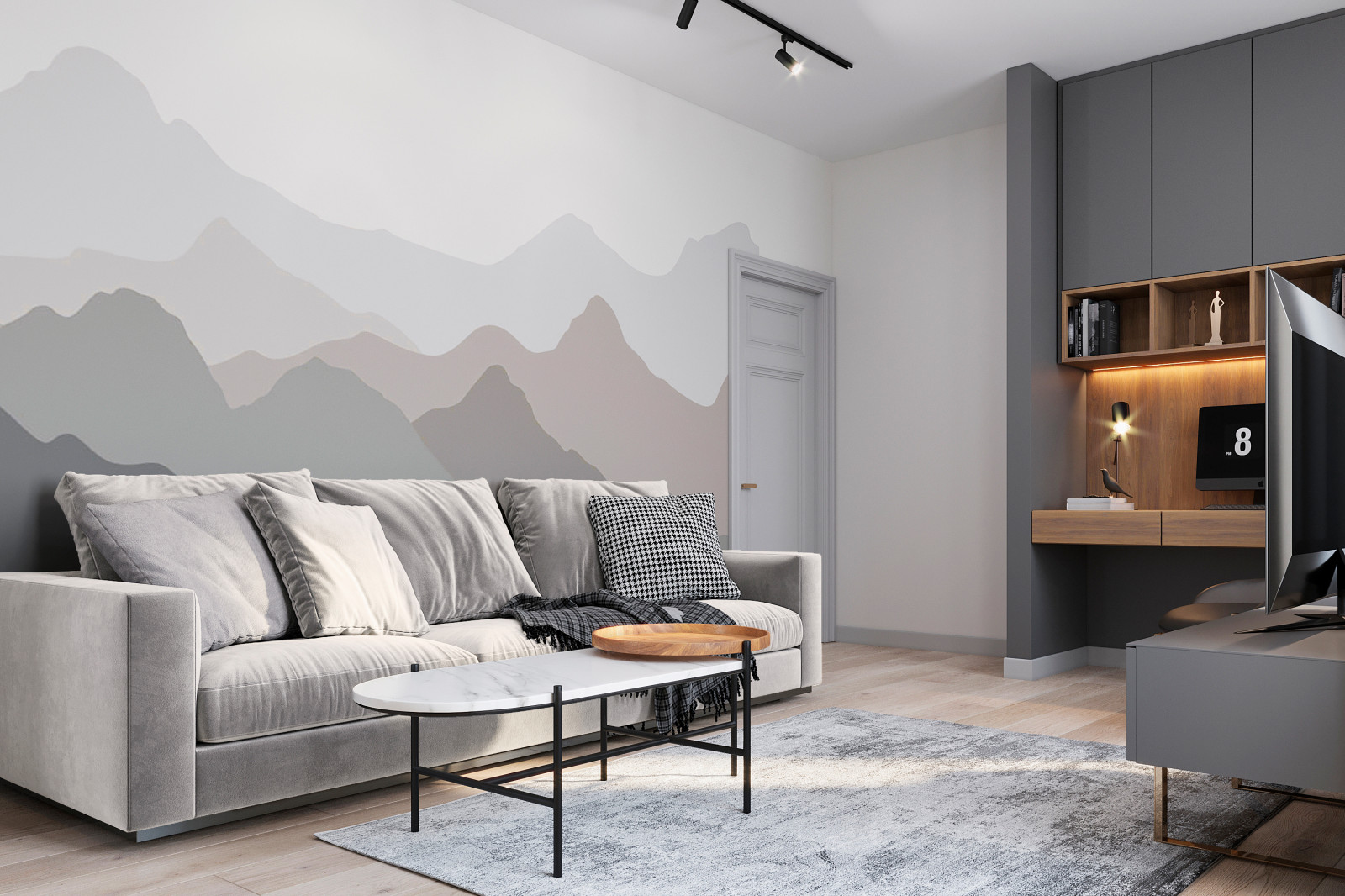 Дизайн-проект квартиры в КД «Дом Философа» 108 кв.м