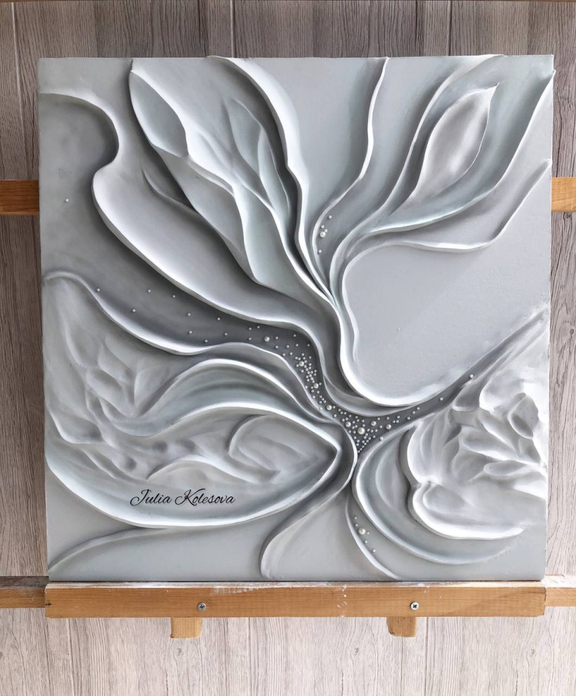 Обложка проекта: авторский барельеф из коллекции "квантовое измерение"