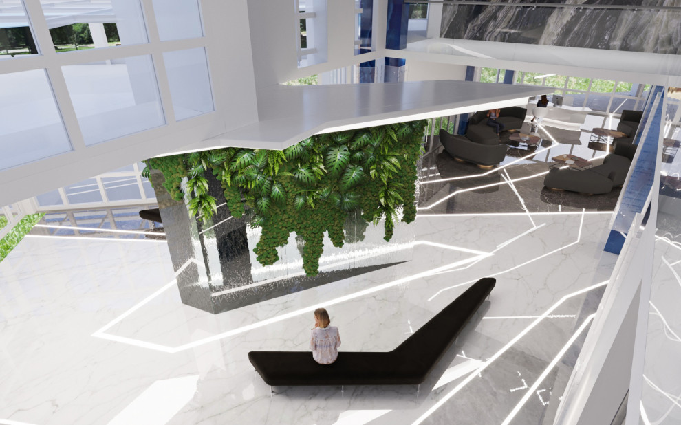 Концепция холла общественного здания