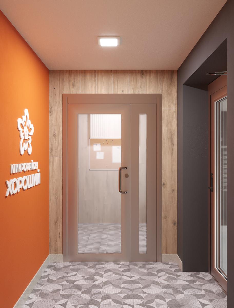 Дизайн подъезда многоквартирного дома в Уфе