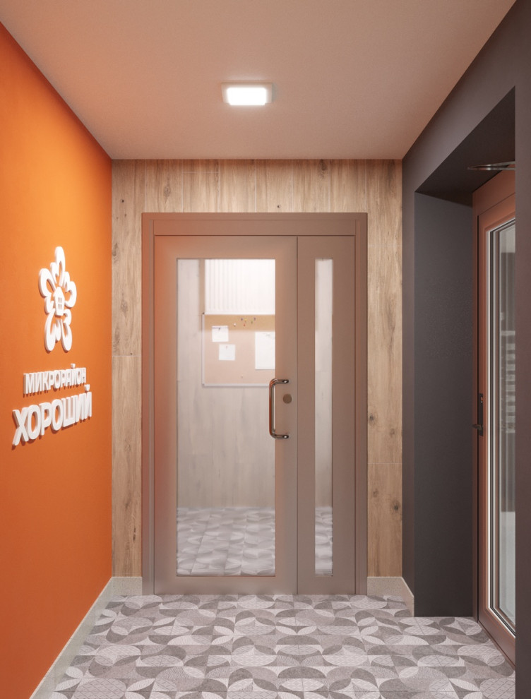 Дизайн подъезда многоквартирного дома в Уфе