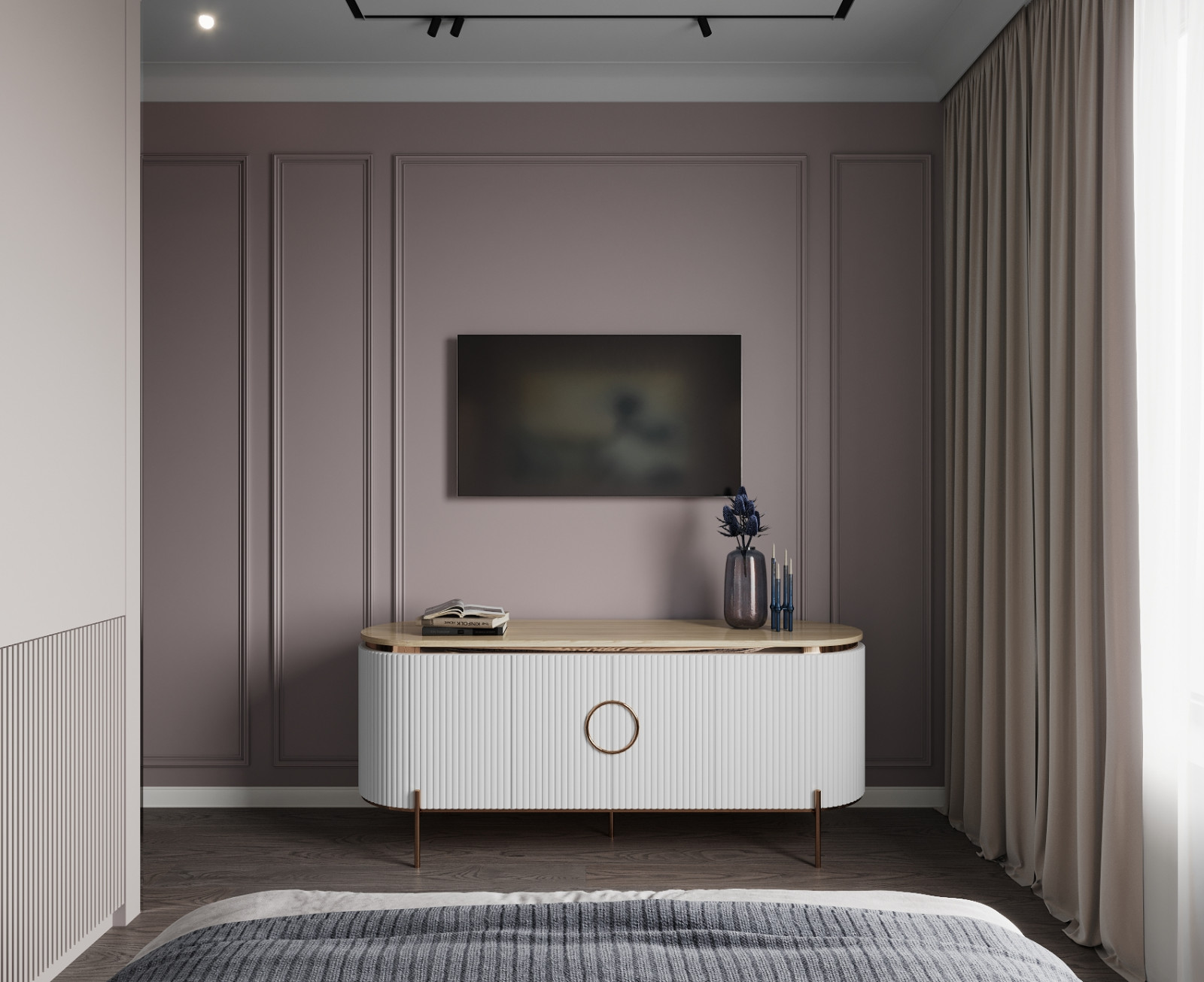 Современная классика в сиреневых тонах