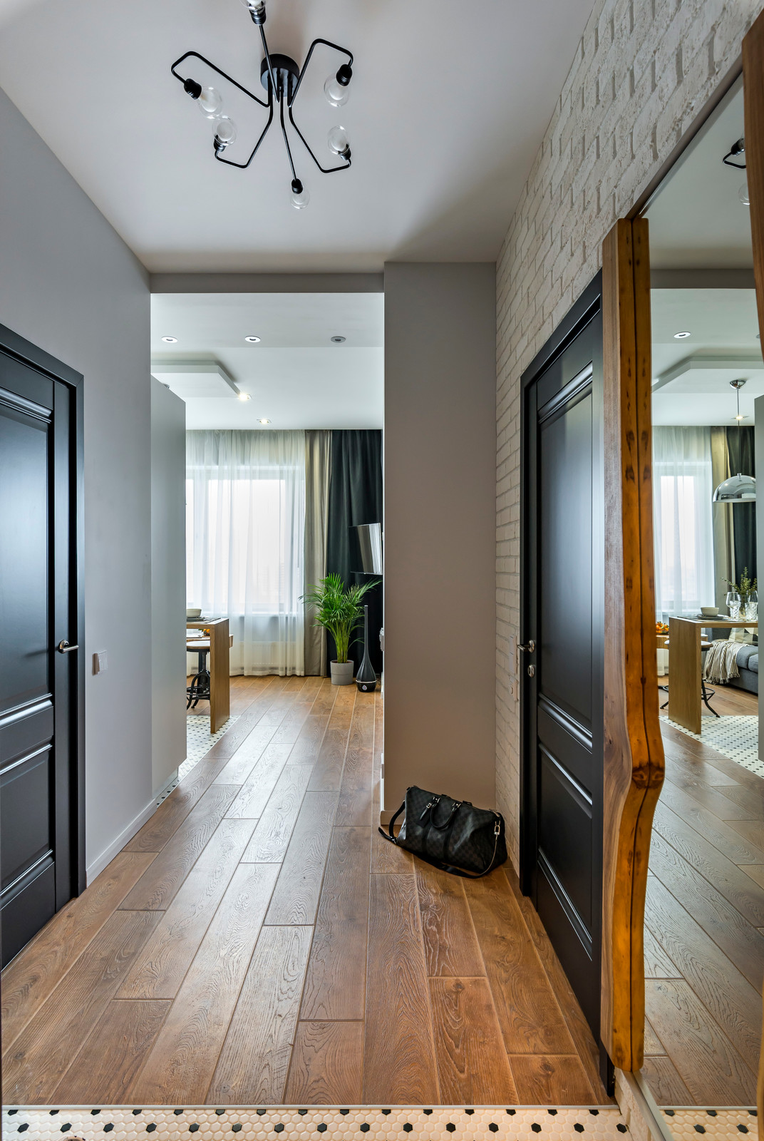 Студия 38м2 в стиле лофт для сдачи в аренду