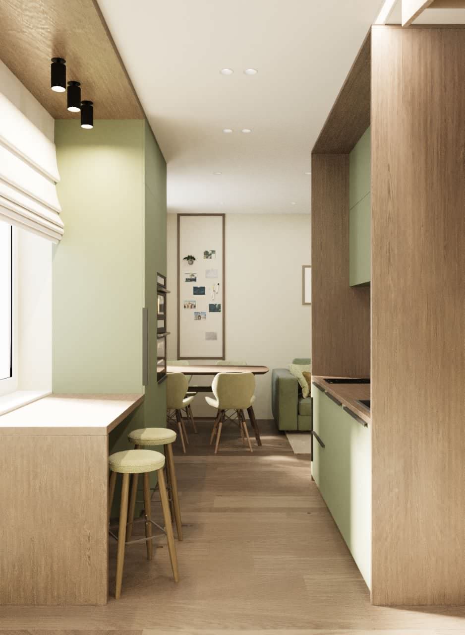 Гостиная-кухня