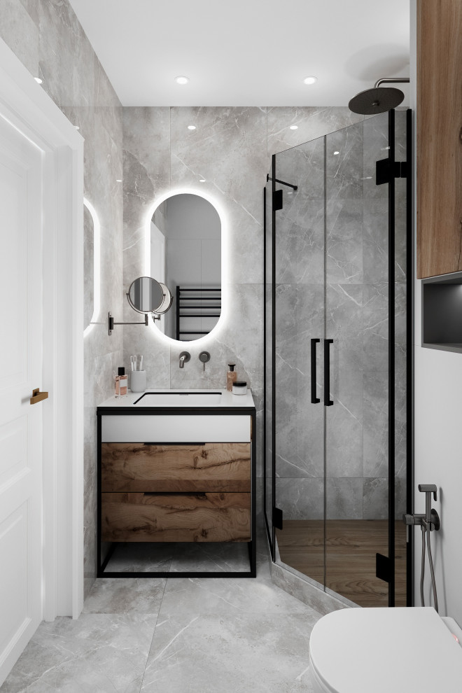 Обложка проекта: Душевая на стадии реализации