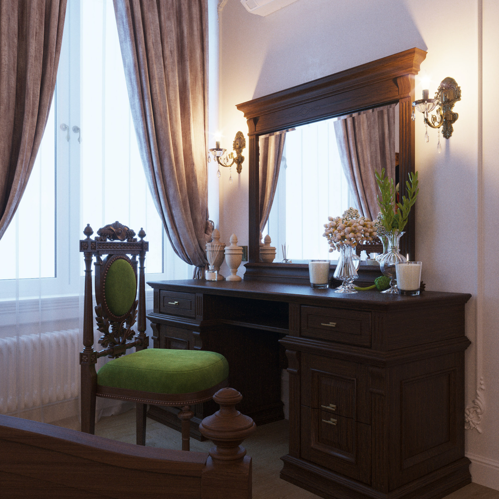 КВАРТИРА В КЛАССИЧЕСКОМ СТИЛЕ