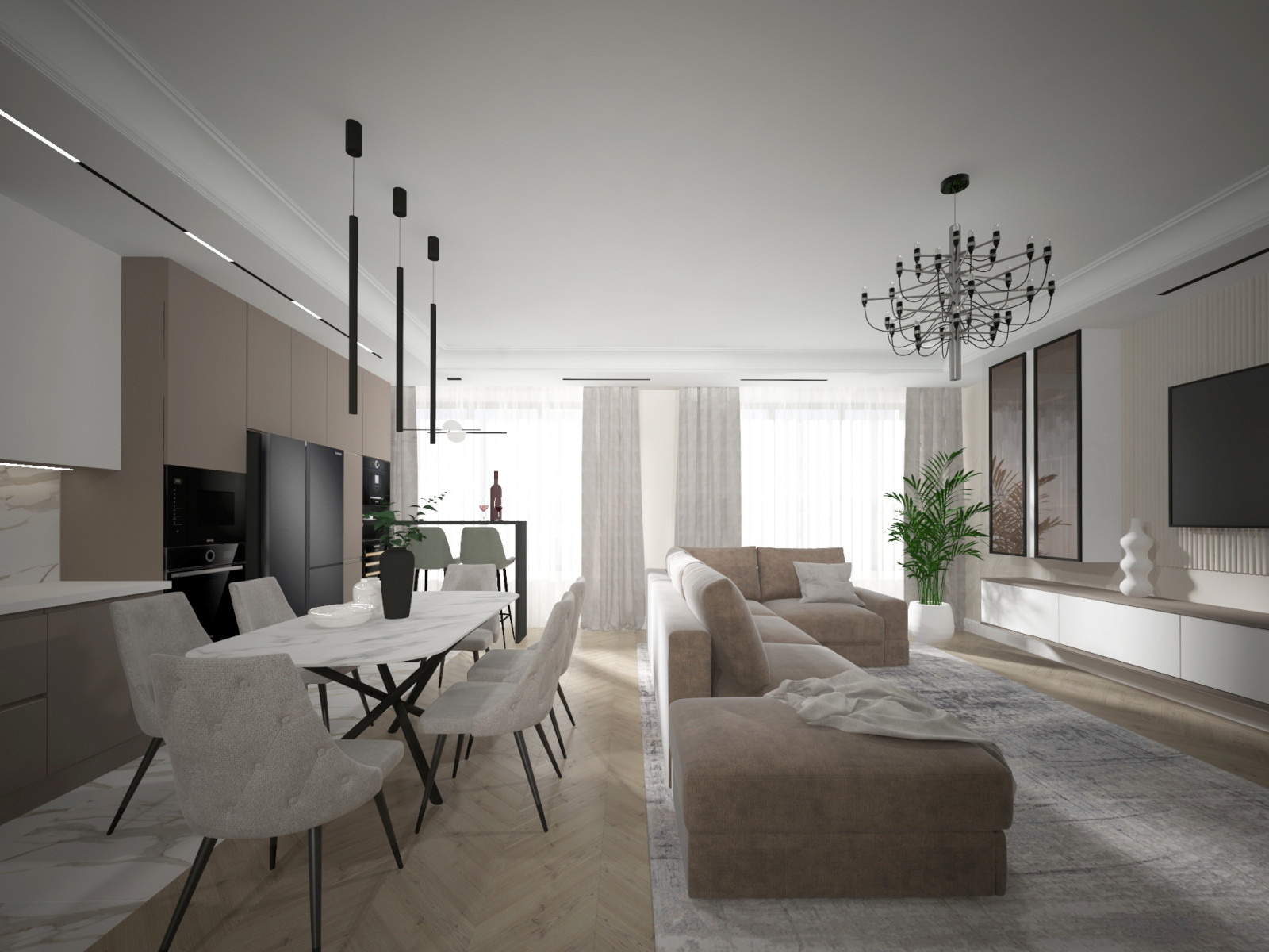 Обложка проекта: Квартира в современном стиле. ЖК "Остров"