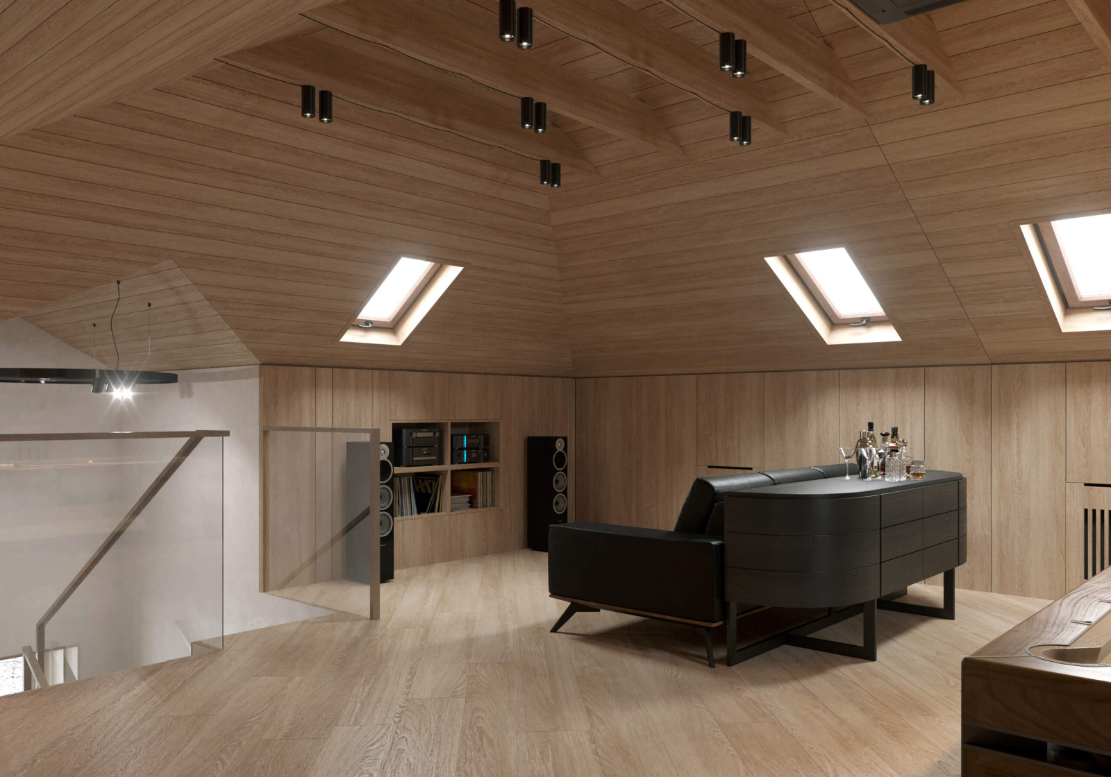 Мансарда в загородном доме