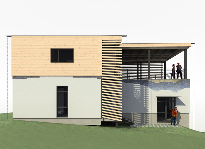 Индивидуальный жилой дом «Х» с беседкой и хоз. блоком