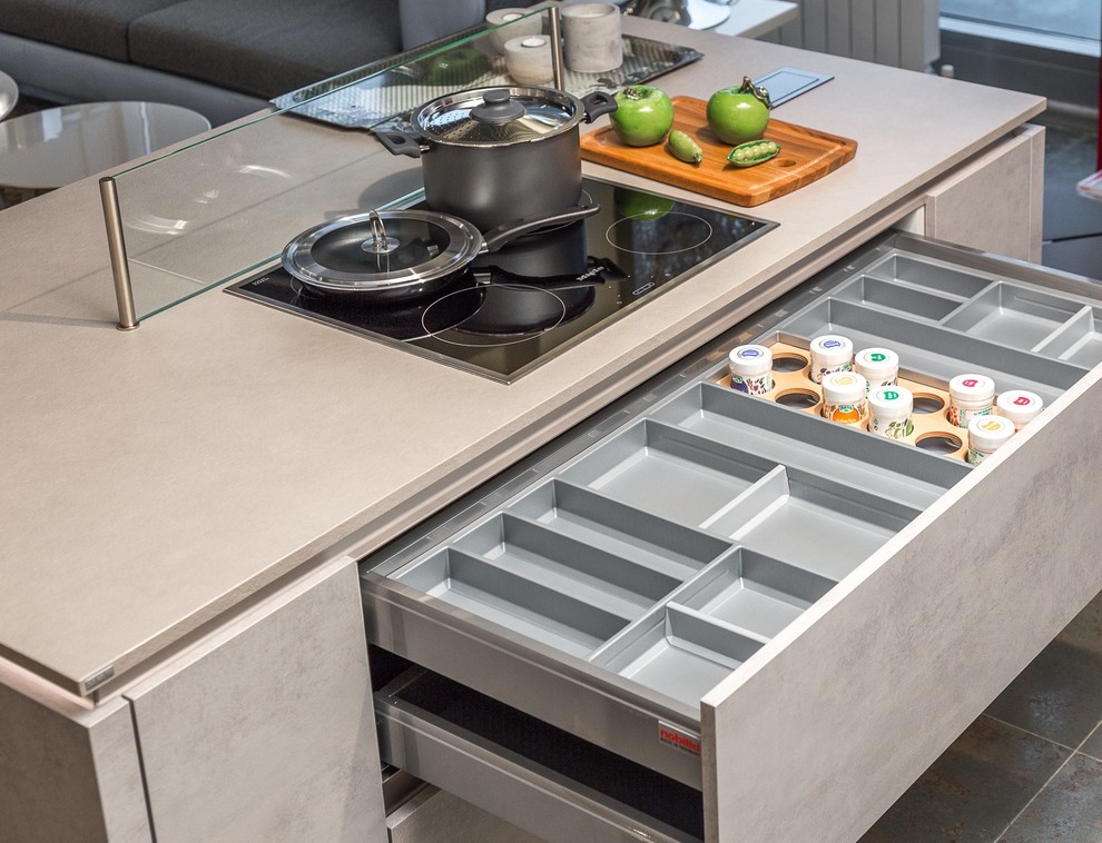 Кухня с островом Riva