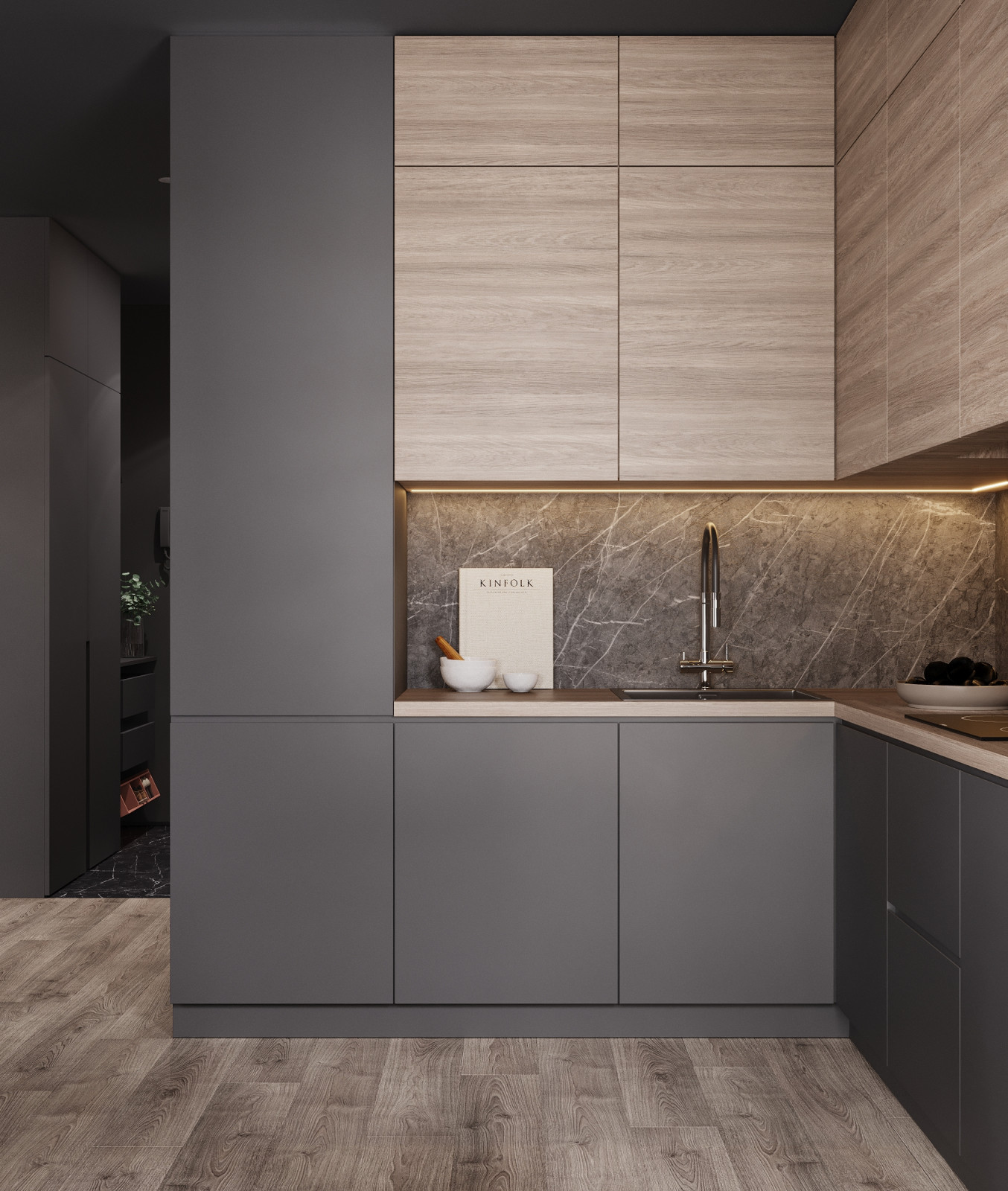 Гостиная-кухня