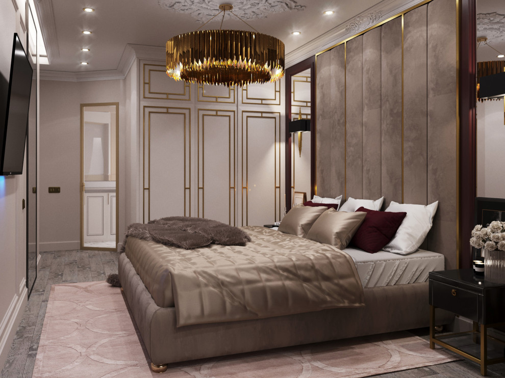 Визуализация хозяйской спальни.