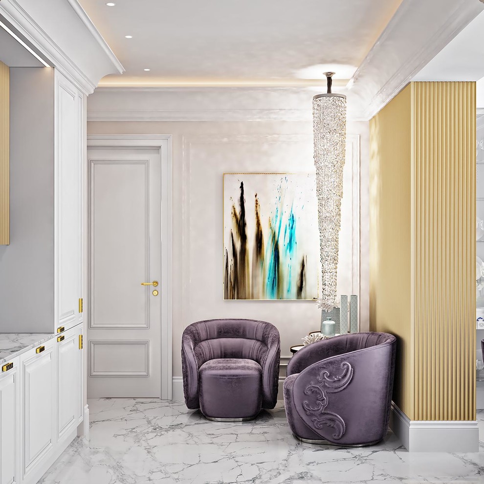 Белое с Золотом