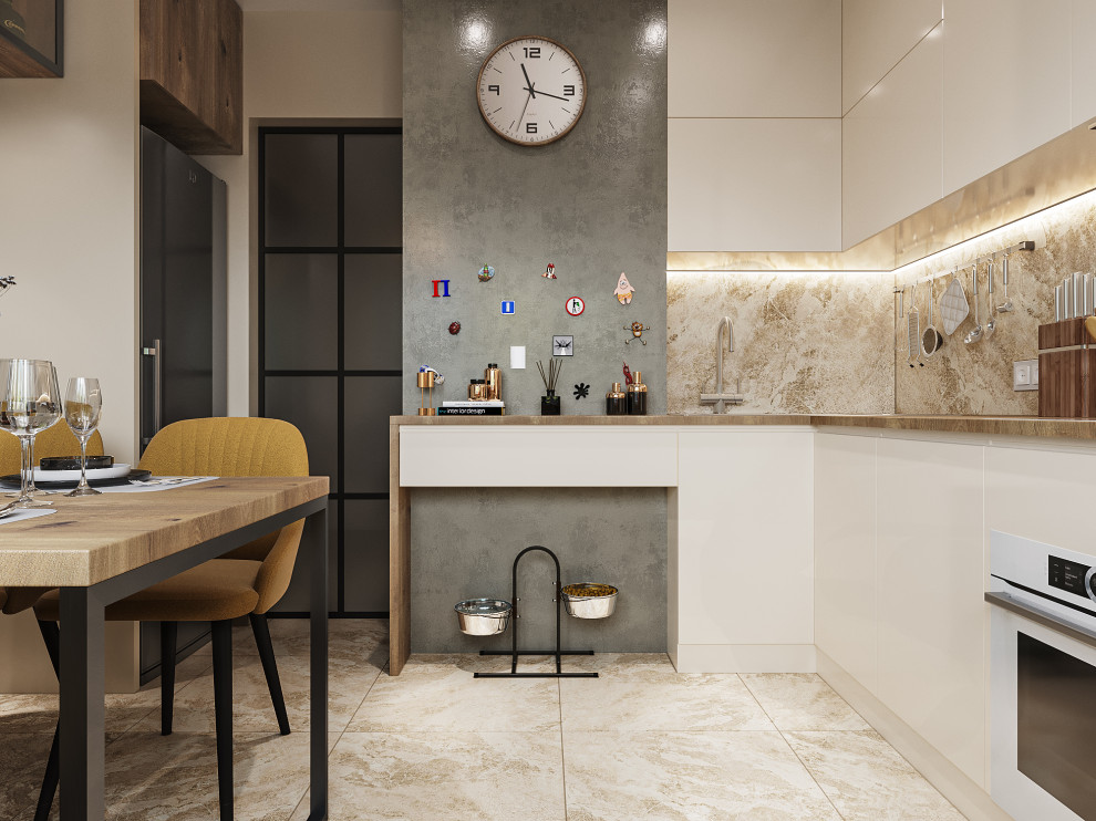 Квартира на Перервинском бульваре (85,25 м2) - СПОНТАННОСТЬ