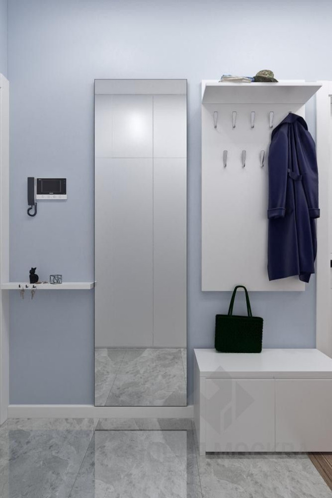 Дизайн-проект 2-комнатной квартиры 60 кв.м в ЖК «Скандинавия»