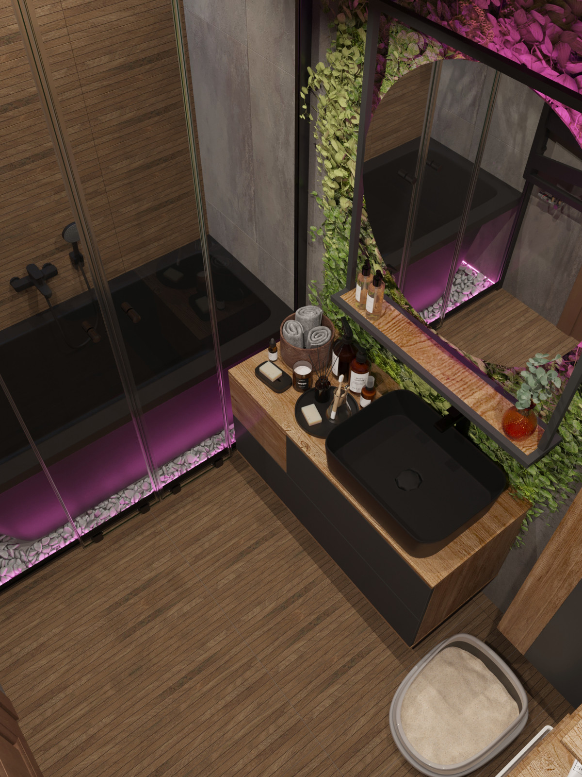 Дизайн санузла и спальни