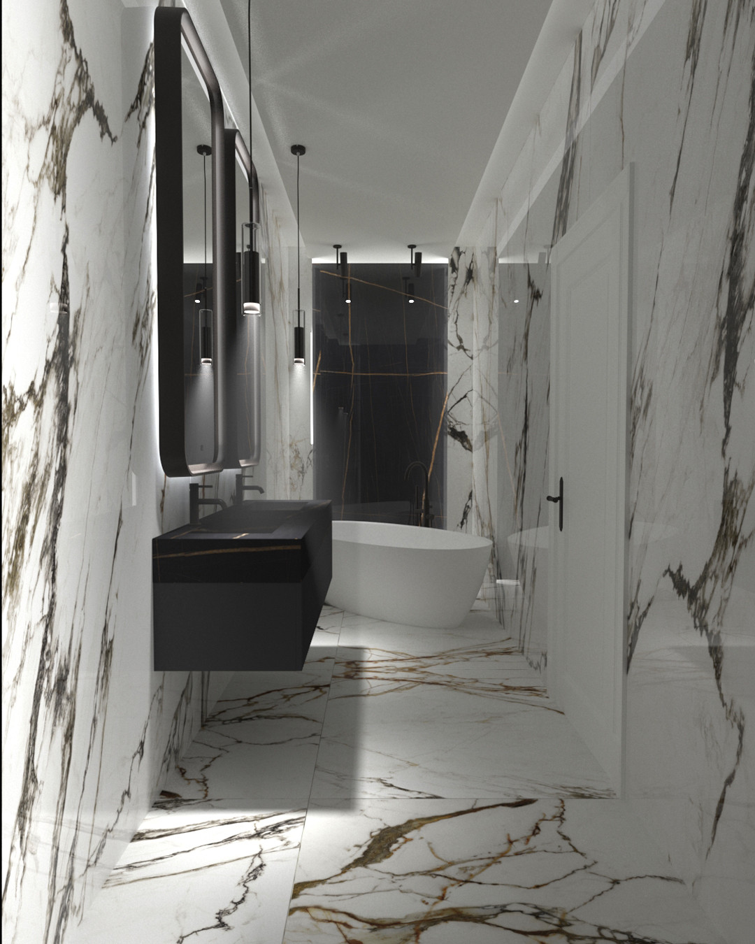 Ванные комнаты.