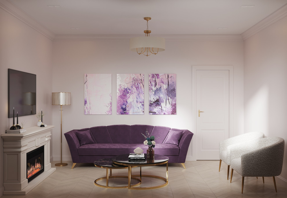 Яркая гостинная