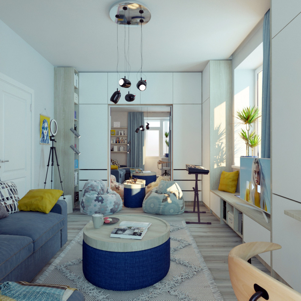 Обложка проекта: Комната для юного блогера. Дизайн проект квартиры в ЖК Отрадный