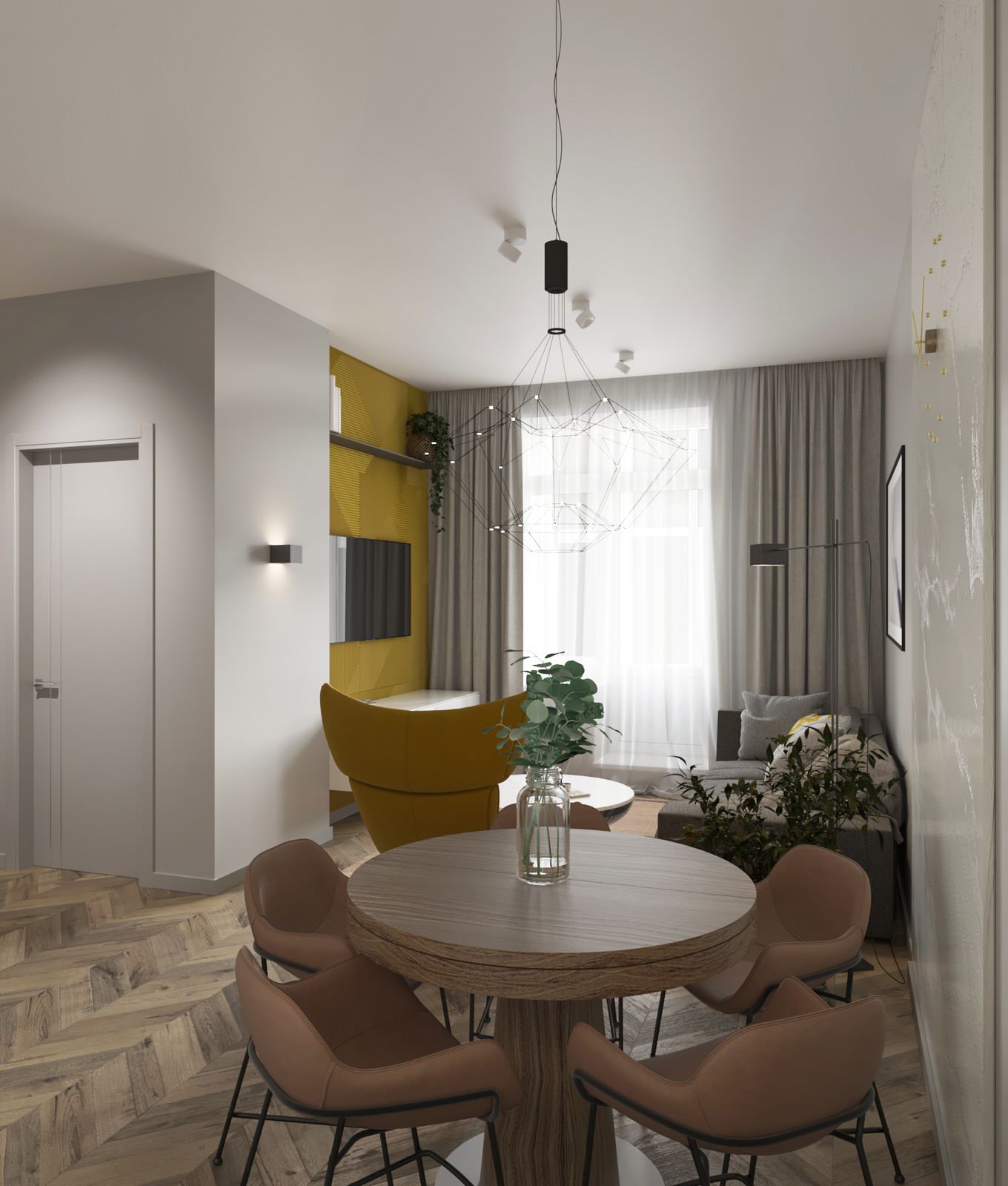 Стильная трешка в ЖК Символ