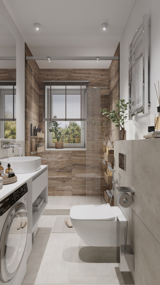 Коттедж в эко стиле