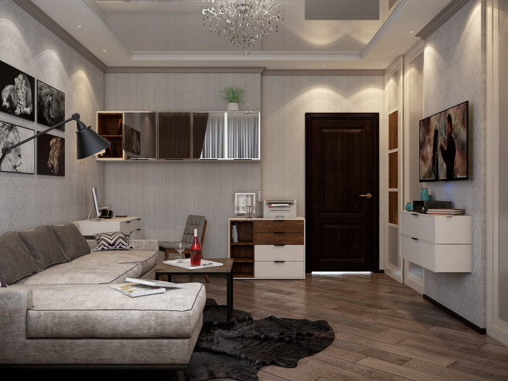 Дизайн проект двухкомнатной квартиры в ЖК "Панорама"