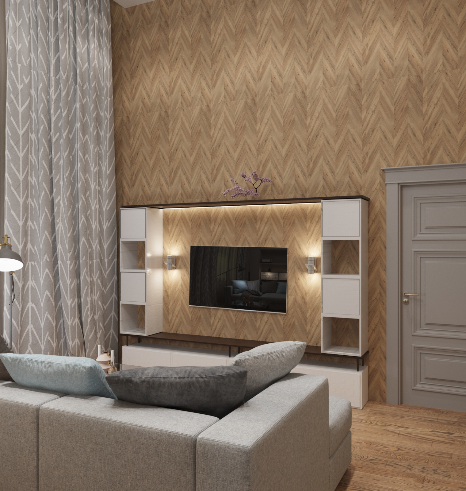 Contemporary two level cottage