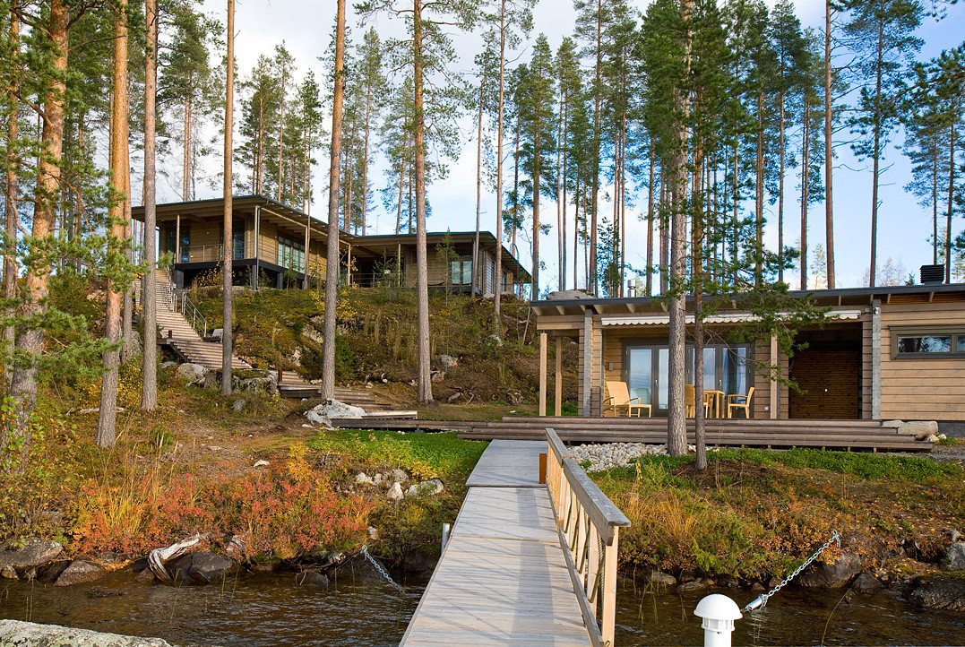 Обложка проекта: Деревянный Комплекс в Финляндии