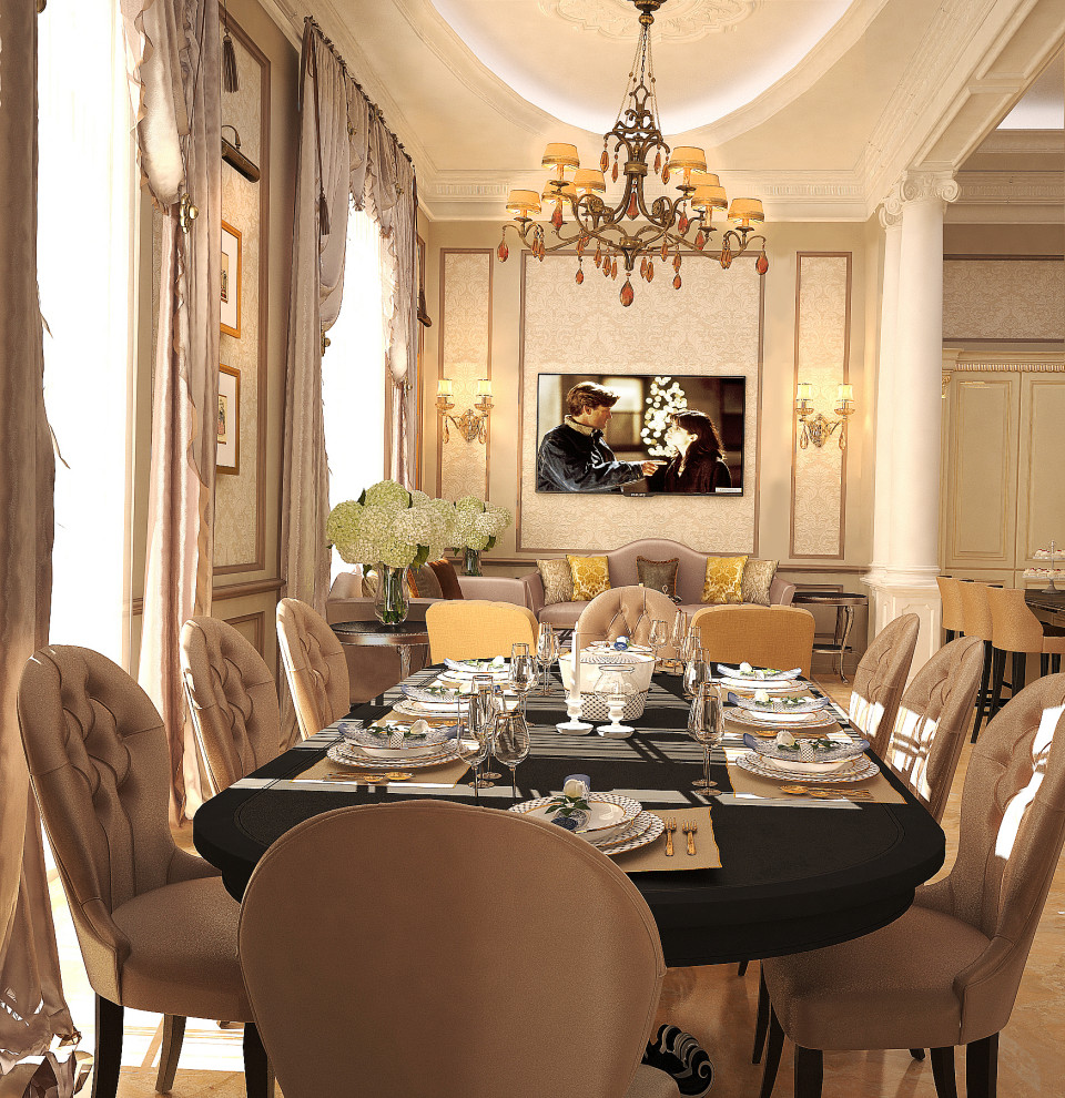 Столовая в классическом стиле