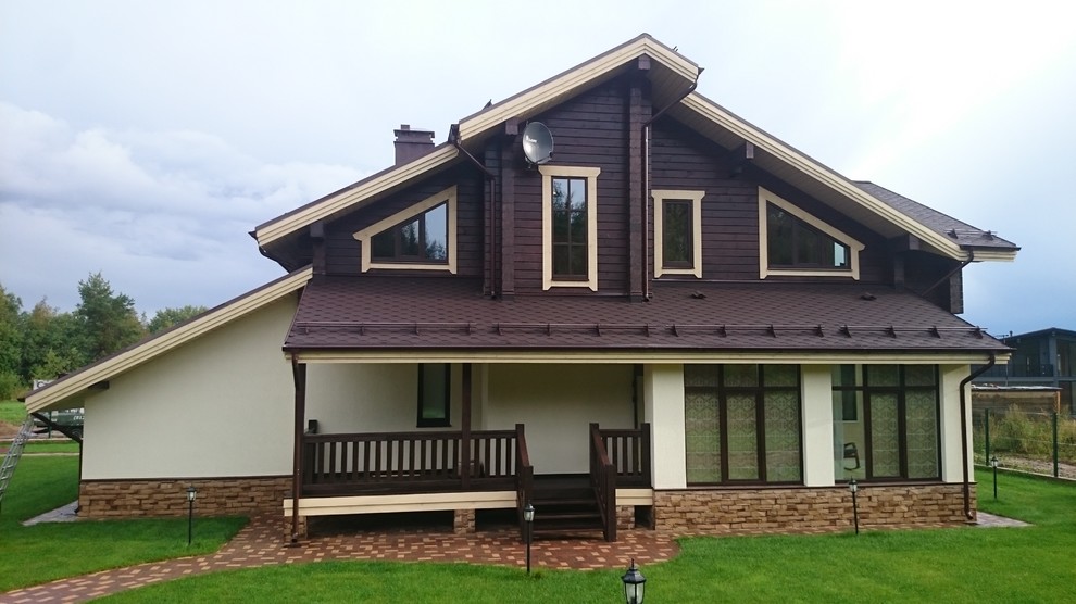 Комбинированный дом в Коробицыно