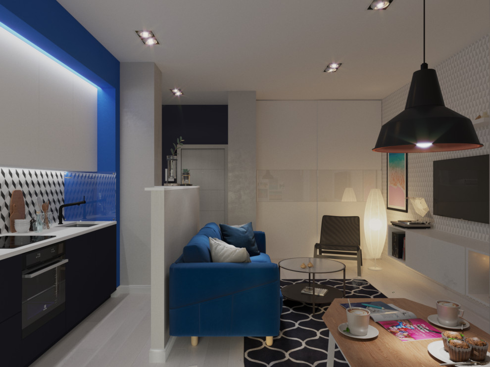 Лазурный синий