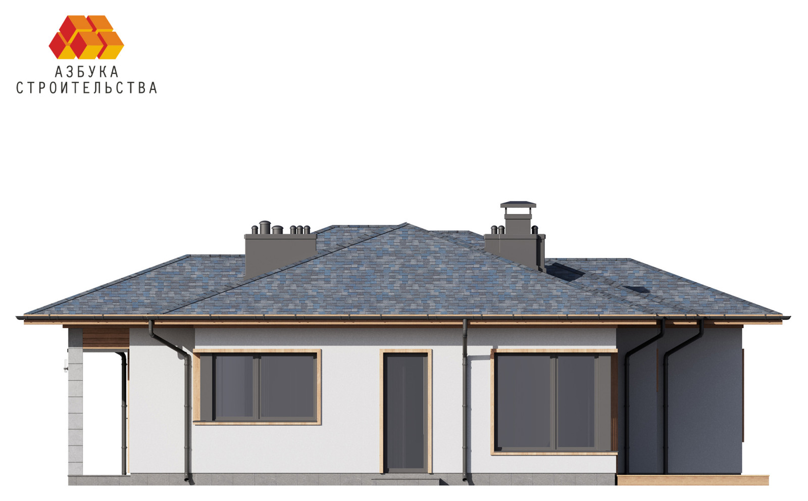 Одноэтажный проект дома АС-114