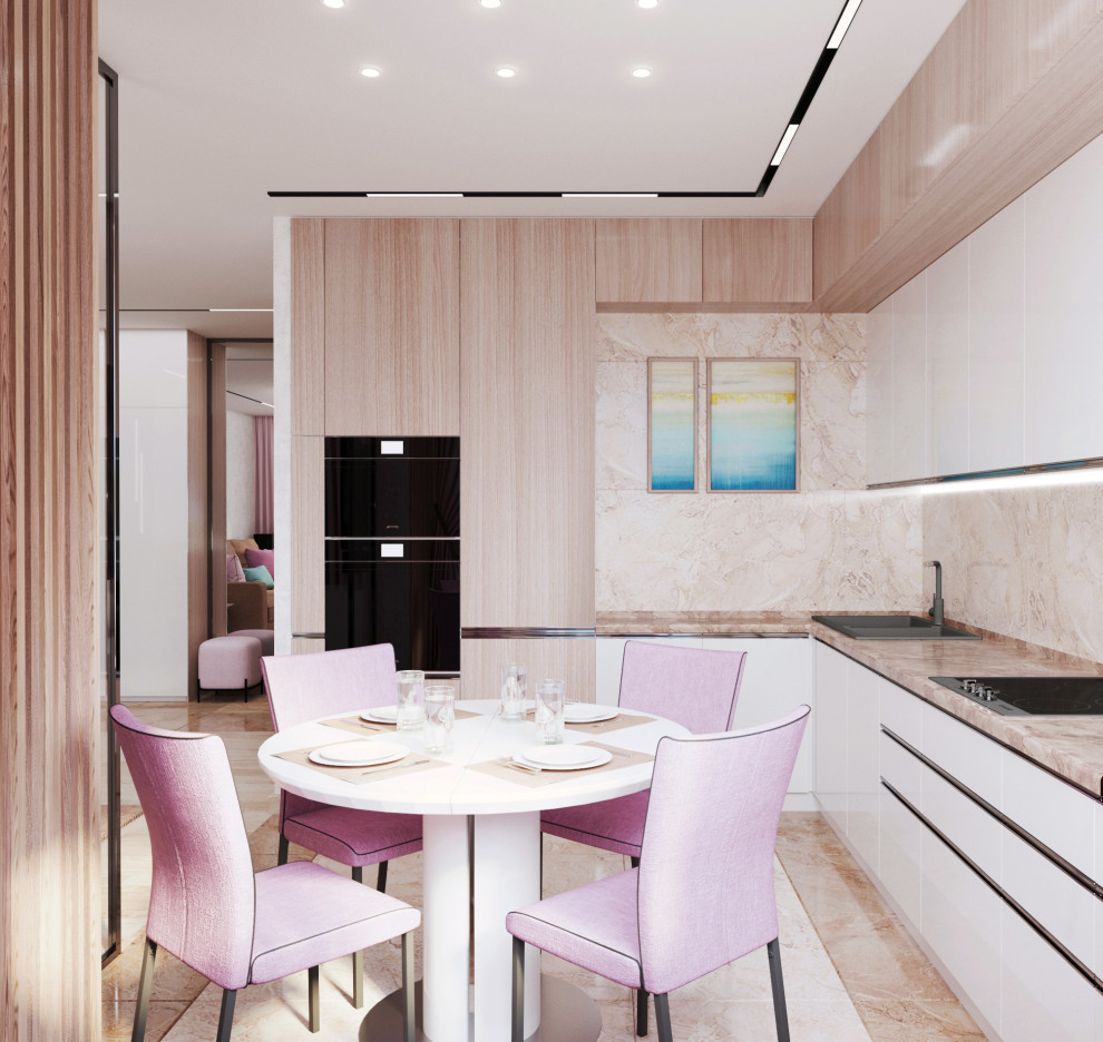 Обложка проекта: Трехкомнатная квартира в современном стиле