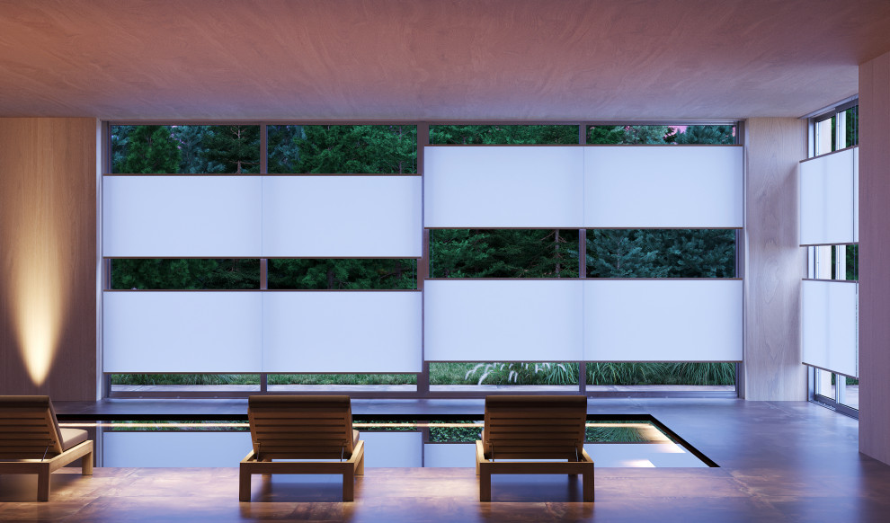 Бассейн в загородном доме