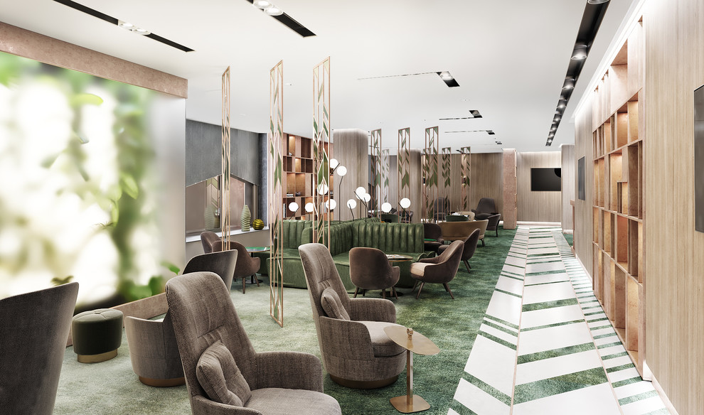 Бизнес-зал для S7 Airlines в Новосибирске