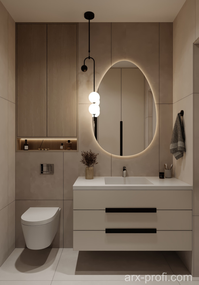 Проект интерьера квартиры 84 м2 в ЖК "Nagatino i-Land"