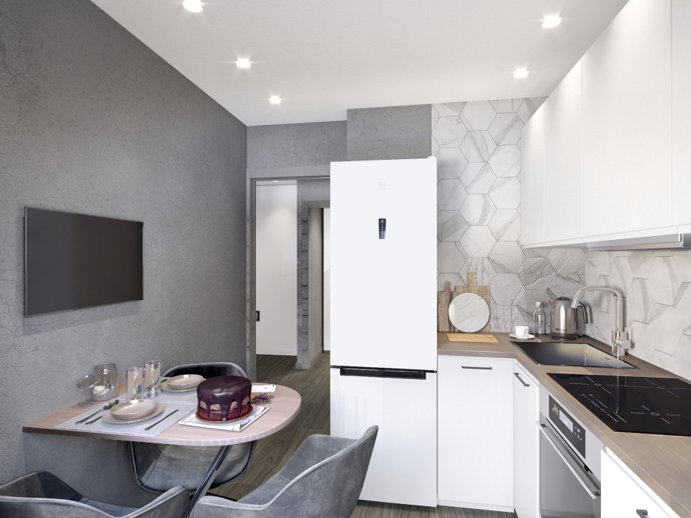 Дизайн однокомнатной хрущевки (ул.П.Савельевой)