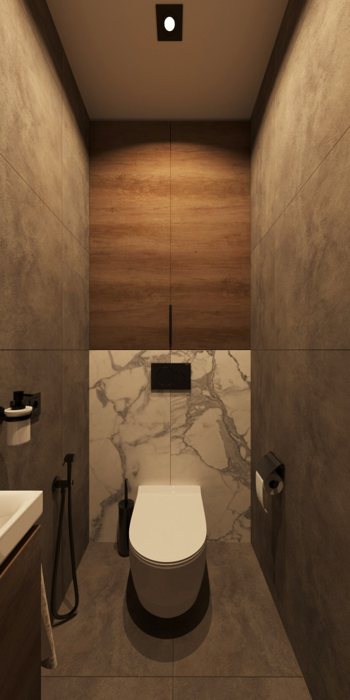 Дизайн проект квартиры в темных тонах