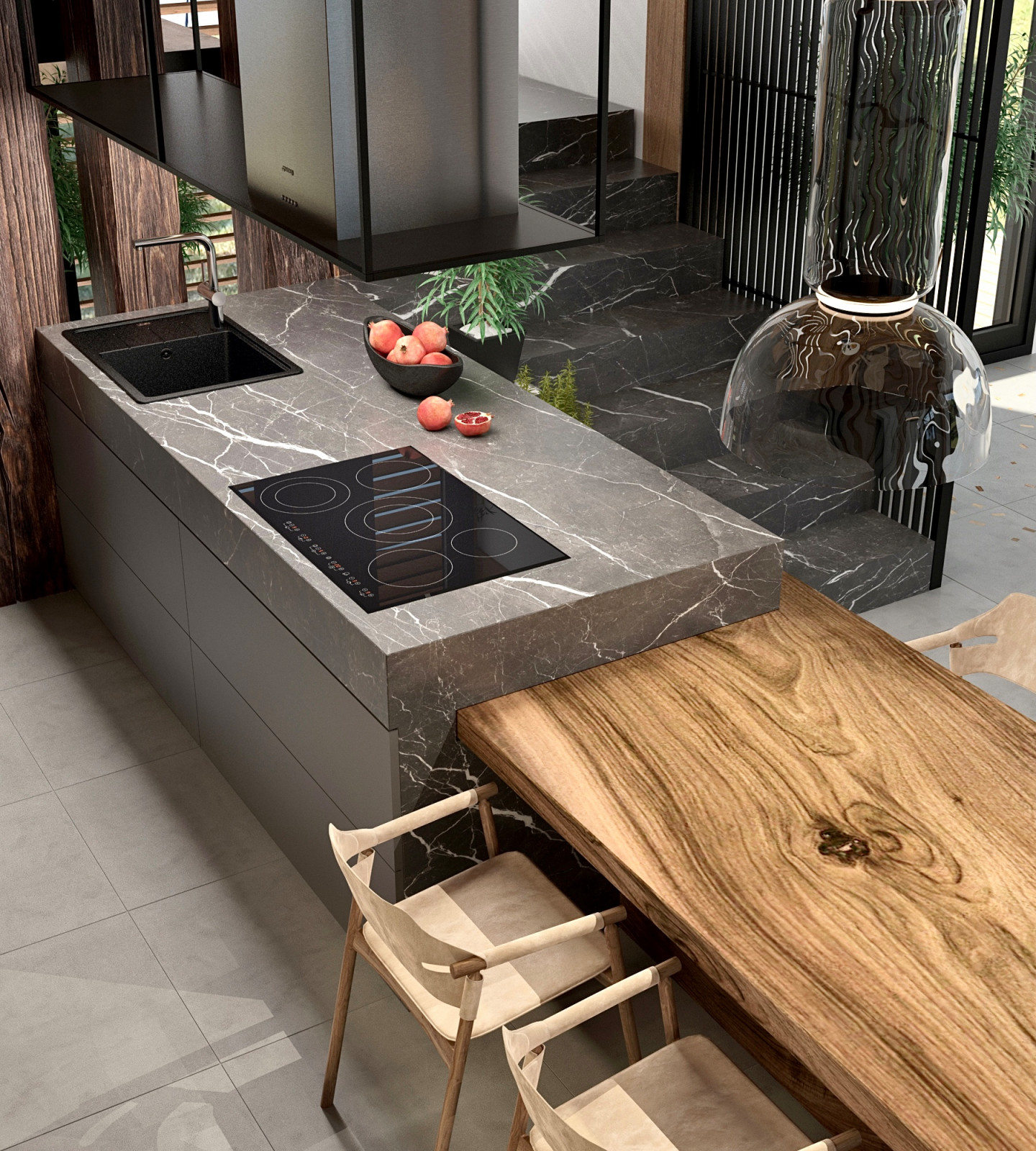 Дизайн проект интерьера загородного дома в Саратове