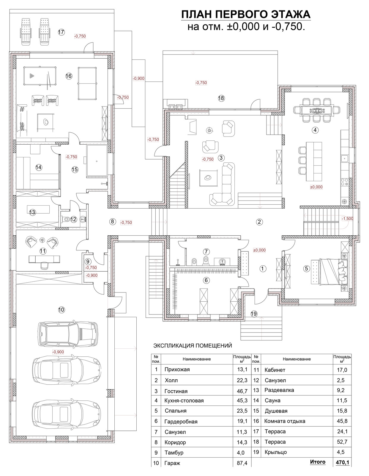 Дом в стиле Лофт в Подмосковье