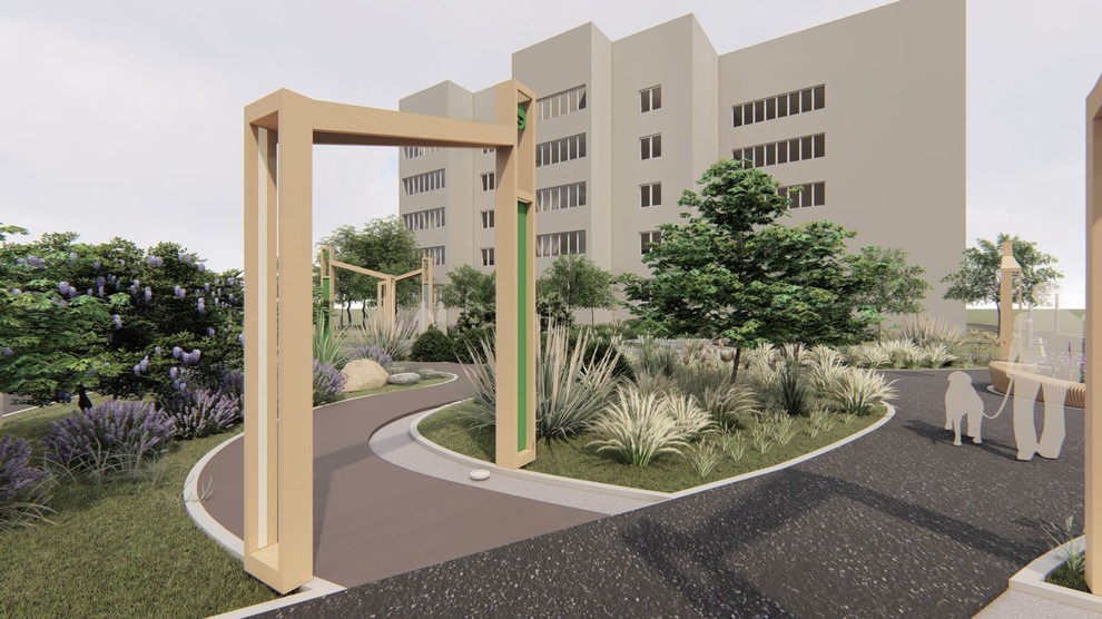 Обложка проекта: Организация зеленых пространств, ул. Инженерная, Тюмень