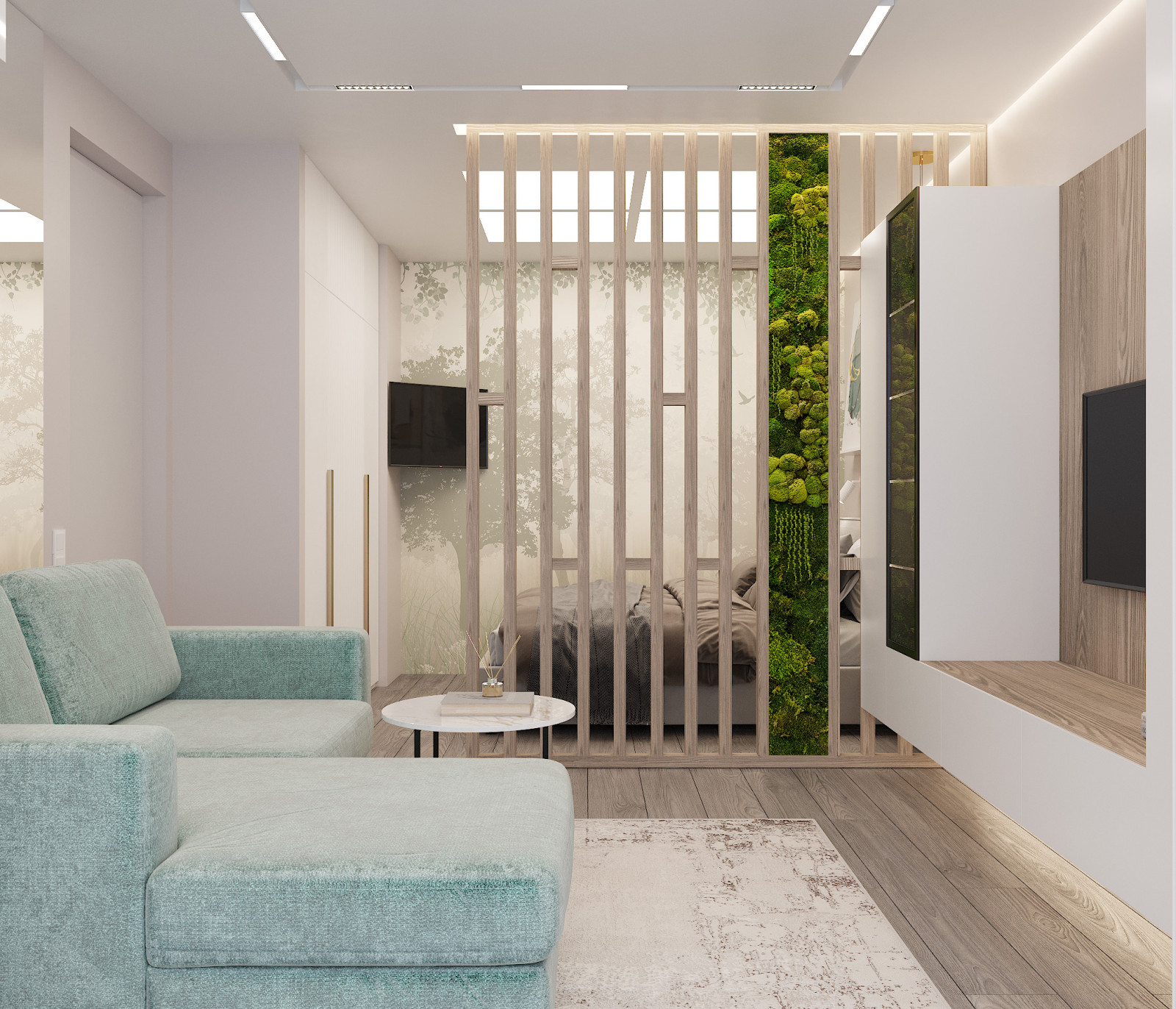 Обложка проекта: 1шка ЖК Форест 39,6 м2