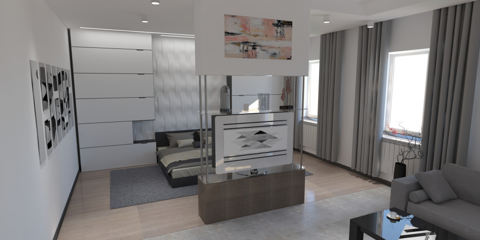 Коттедж в стиле хай тек